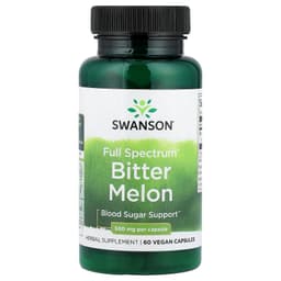 Swanson Vitamins, 多面®苦瓜，500 毫克，60 粒全素膠囊