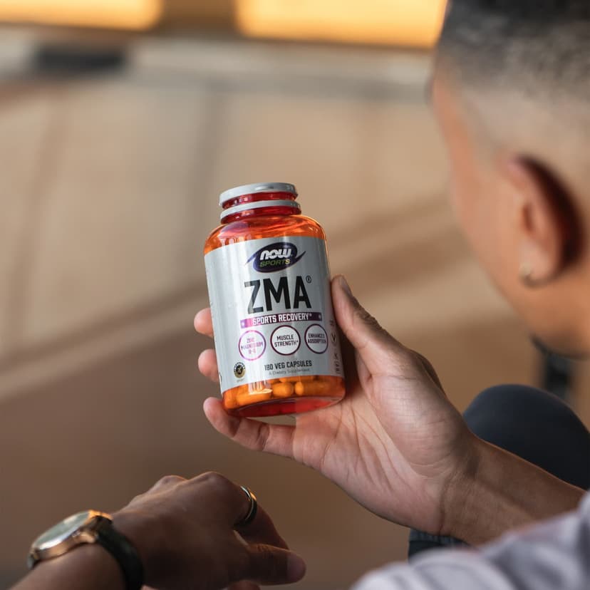 NOW Foods, 運動，ZMA®，180 粒素食膠囊