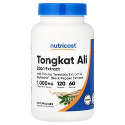 Nutricost, 東革阿里，1000 毫克，120 粒膠囊（每粒膠囊 500 毫克）