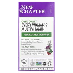 New Chapter, 女性每日一次多維他命™，96 片素食片
