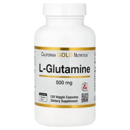 California Gold Nutrition, L-谷氨酰胺，AjiPure，120 粒素食膠囊（每粒 500 毫克）