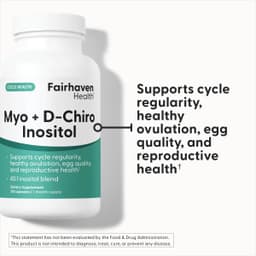 Fairhaven Health, Myo + D-Chiro 肌醇，120 粒膠囊