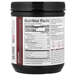 Force Factor, Total Beets,，有機甜菜根粉，15.9 盎司（450 克）