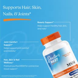 Doctor's Best, 含 OptiMSM 的 MSM，1500 毫克，120 片