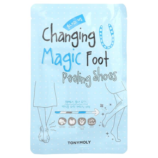 TonyMoly, 改變 U，魔術脫腳皮鞋，1 對，每只 0.60 盎司（17 克）