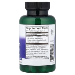 Swanson Vitamins, Albion®，甘氨酸鎂，133 毫克，90 粒全素膠囊