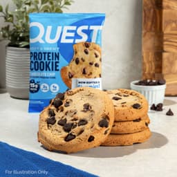 Quest Nutrition, 蛋白餅乾，巧克力碎，4 包，每包 2.08 盎司（59 克）