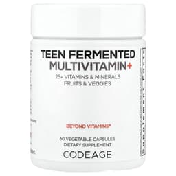Codeage, 青少年發酵多維他命+， 60 粒素食膠囊