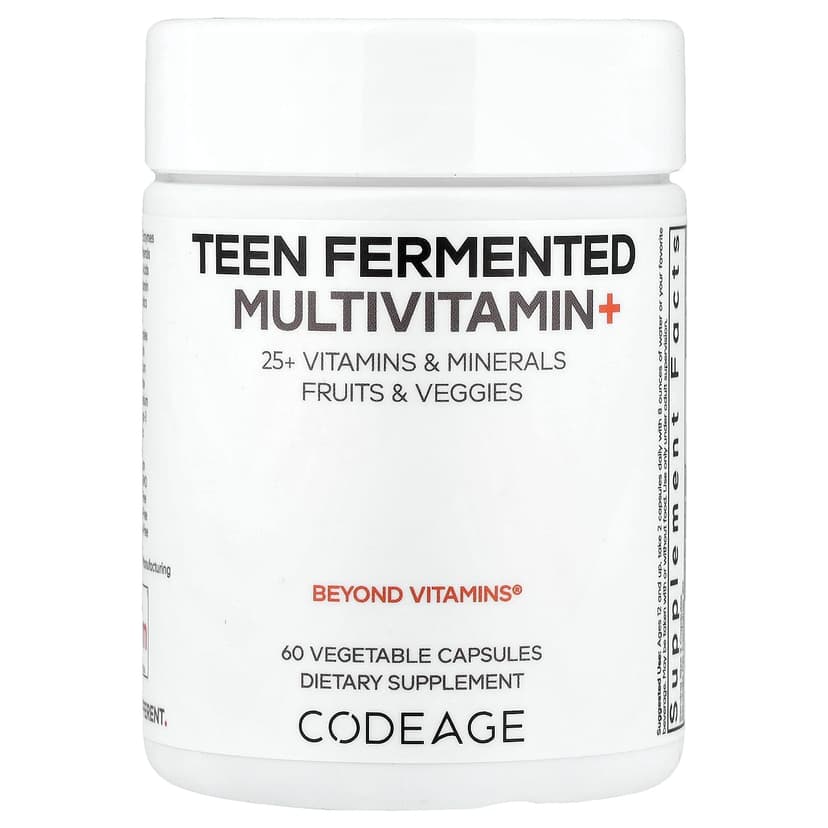 Codeage, 青少年發酵多維他命+， 60 粒素食膠囊