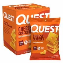 Quest Nutrition, 乳酪餅乾，勁爆切達乳酪，4 袋，每袋 1.06 盎司（30 克）