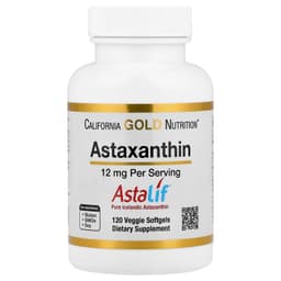 California Gold Nutrition, 蝦青素，Astalif® 全冰島，12 毫克，120 粒素食軟膠囊