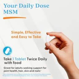 Doctor's Best, 含 OptiMSM 的 MSM，1500 毫克，120 片