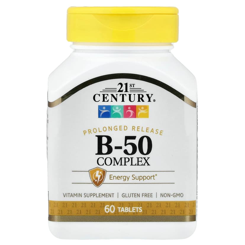 21st Century, 複合維他命 B-50，緩釋，60 片