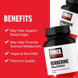 Force Factor, 小檗鹼，500 毫克，60 粒素食膠囊