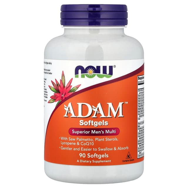 NOW Foods, ADAM™，高級男性多營養素，90 粒軟膠囊