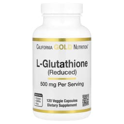 California Gold Nutrition, L-谷胱甘肽（還原型），500 毫克，120 粒素食膠囊