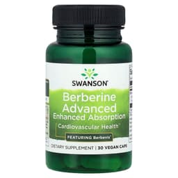 Swanson Vitamins, 優效吸收小檗鹼，30 粒全素膠囊（每粒膠囊 550 毫克）