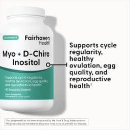 Fairhaven Health, Myo + D-Chiro 肌醇，240 粒膠囊