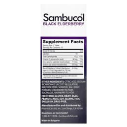 Sambucol, 黑接骨木果，泡騰片 + 維他命 C 和鋅，4 歲以上，15 片泡騰片