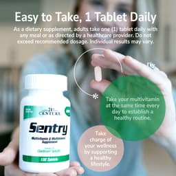 21st Century, Sentry，成年人復合維他命與多礦物質補充劑，300 片
