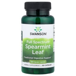 Swanson Vitamins, 多面® 薄荷葉，400 毫克，60 粒膠囊