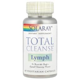 Solaray, Total Cleanse，淋巴幫助，60 粒素食膠囊