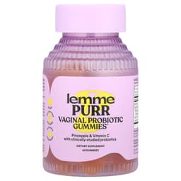 Lemme, Purr，女性私密部位益生菌，鳳梨味，60 粒軟糖