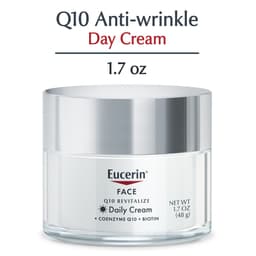 Eucerin, 面部，Q10 煥活日霜，無香，1.7 盎司（48 克）