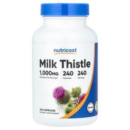 Nutricost, 水飛薊，250 毫克，240 粒膠囊