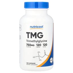 Nutricost, 三甲基甘氨酸（TMG），750 毫克，120 粒膠囊