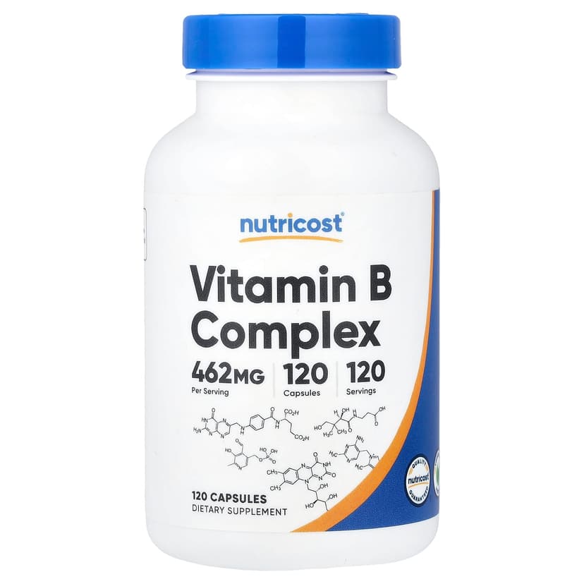 Nutricost, 維他命 B 複合物，120 粒膠囊