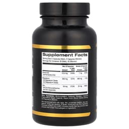 California Gold Nutrition, 運動系列，鋅、鎂和維他命 B6，90 粒素食膠囊