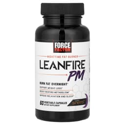 Force Factor, Leanfire PM，夜間脂肪消耗劑，60 粒素食膠囊