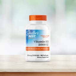 Doctor's Best, 維他命 D3，50 微克（2,000 國際單位），180 粒軟凝膠