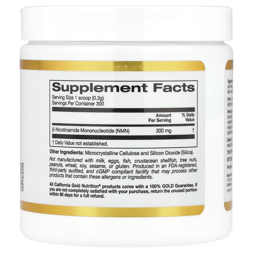California Gold Nutrition, NMN 粉,3.18 盎司(90 克)