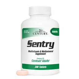 21st Century, Sentry，成年人復合維他命與多礦物質補充劑，300 片