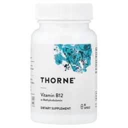 Thorne, 維他命 B12（甲鈷胺），60 粒膠囊（每粒膠囊 1 毫克）