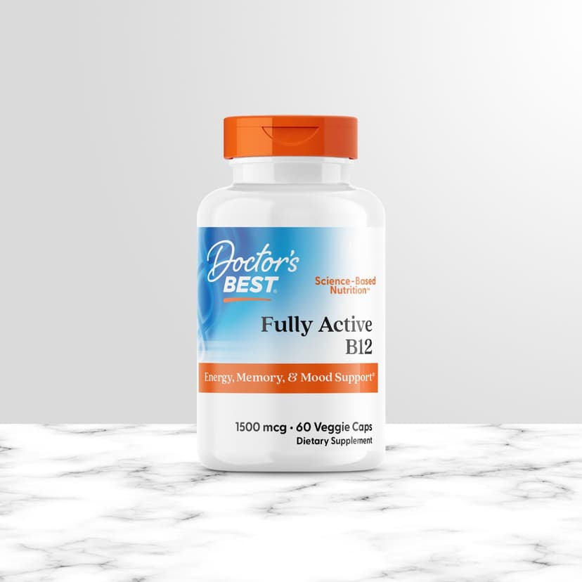 Doctor's Best, 充分活躍維他命 B12 素食膠囊，1500 微克，60 粒
