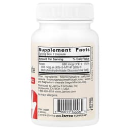 Jarrow Formulas, 全素食甲基葉酸，特強型，400 微克，60 粒素食膠囊