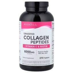 NeoCell, 草飼膠原蛋白肽 + 維他命 C 和生物維他命，270 片