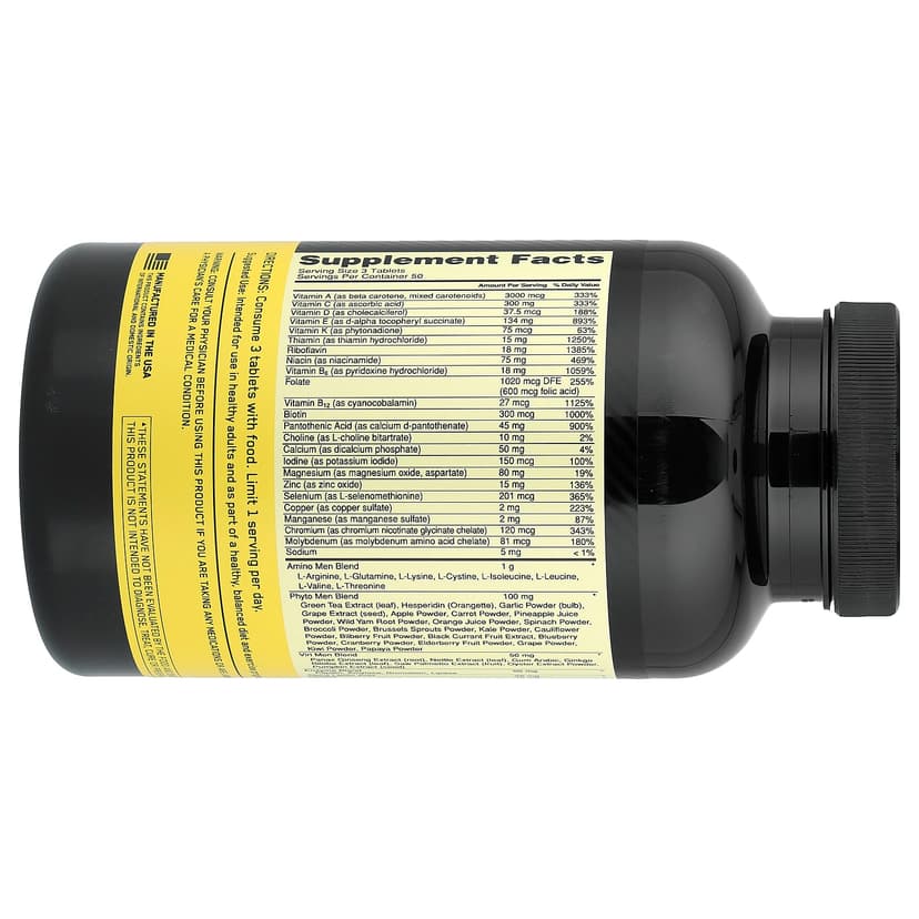 Optimum Nutrition, Opti-Men 男性複合維他命，150 片
