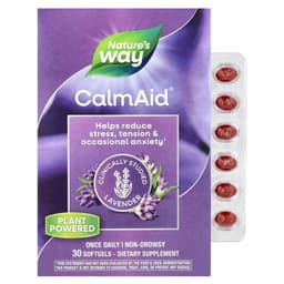 Nature's Way, CalmAid，科學研究薰衣花草，80 毫克，30 粒軟膠囊