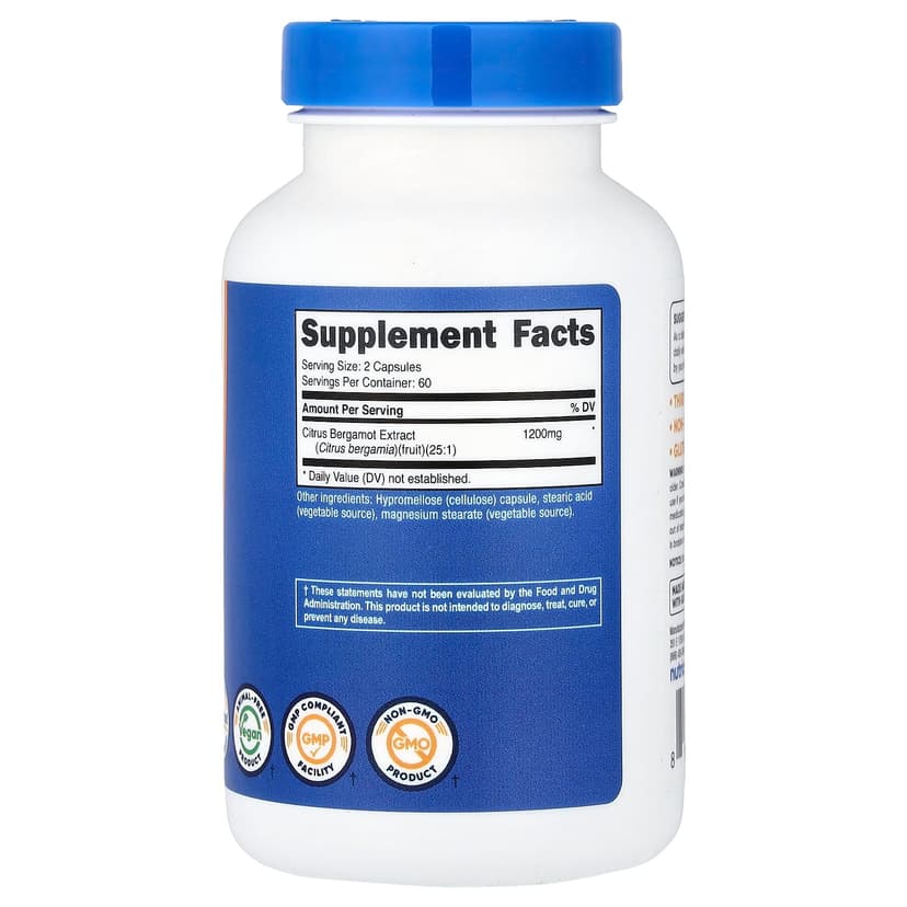 Nutricost, 金弗手，1200 毫克，120 粒膠囊（每粒膠囊 600 毫克）
