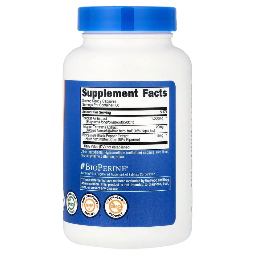 Nutricost, 東革阿里，1000 毫克，120 粒膠囊（每粒膠囊 500 毫克）