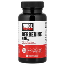 Force Factor, 小檗鹼，500 毫克，60 粒素食膠囊