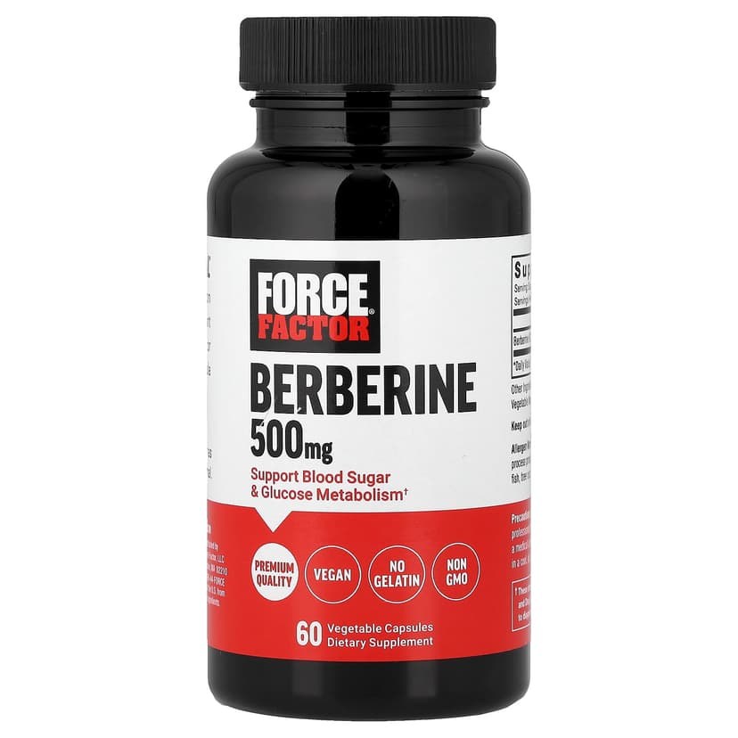Force Factor, 小檗鹼，500 毫克，60 粒素食膠囊