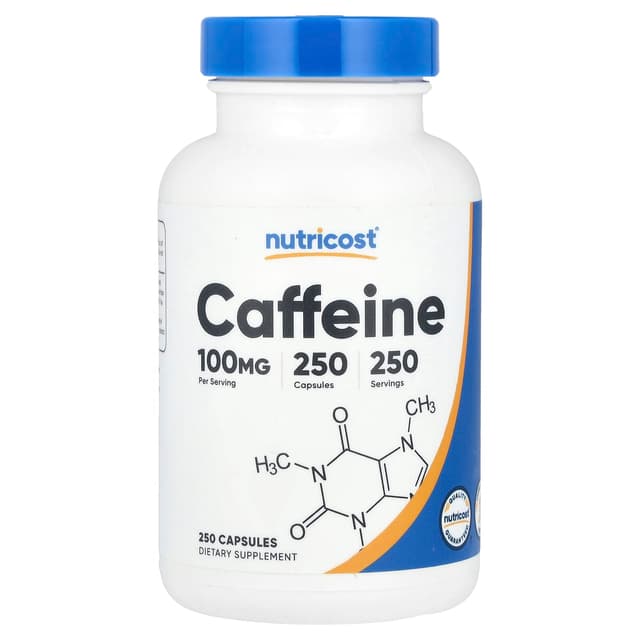 Nutricost, 咖啡萃取,100 毫克,250 粒膠囊