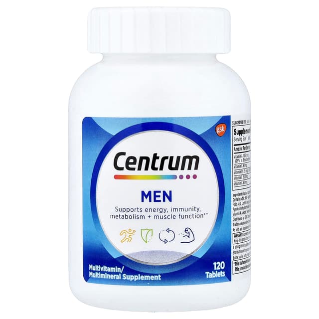 Centrum, 男性多維他命,120 片