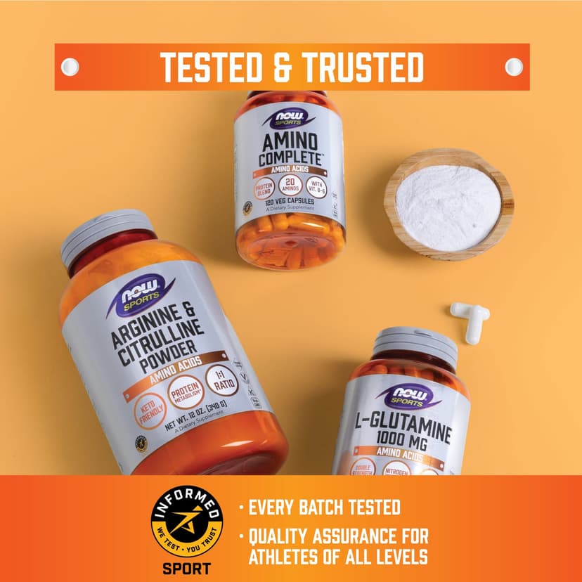 NOW Foods, 運動系列,多面氨基酸™,360 粒膠囊