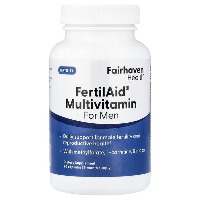 Fairhaven Health, FertilAid 男士專用多種維他命膠囊,90 粒